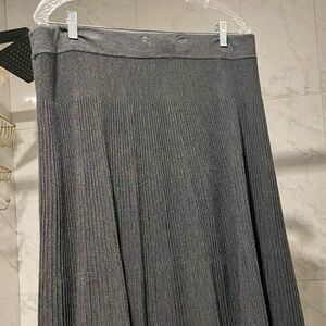 Talbots Charcoal A-Line Skirt